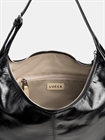 Сумка Хобо Мона блеск Luccabags 5030-OL — чёрный